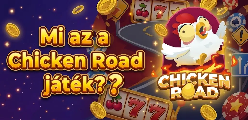 Csirke road keresztezés forgalom mellett