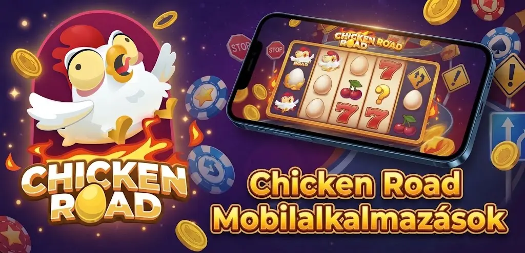 Csirkék út szélén legelésznek